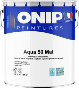 peinture de finition aqua 50 mat