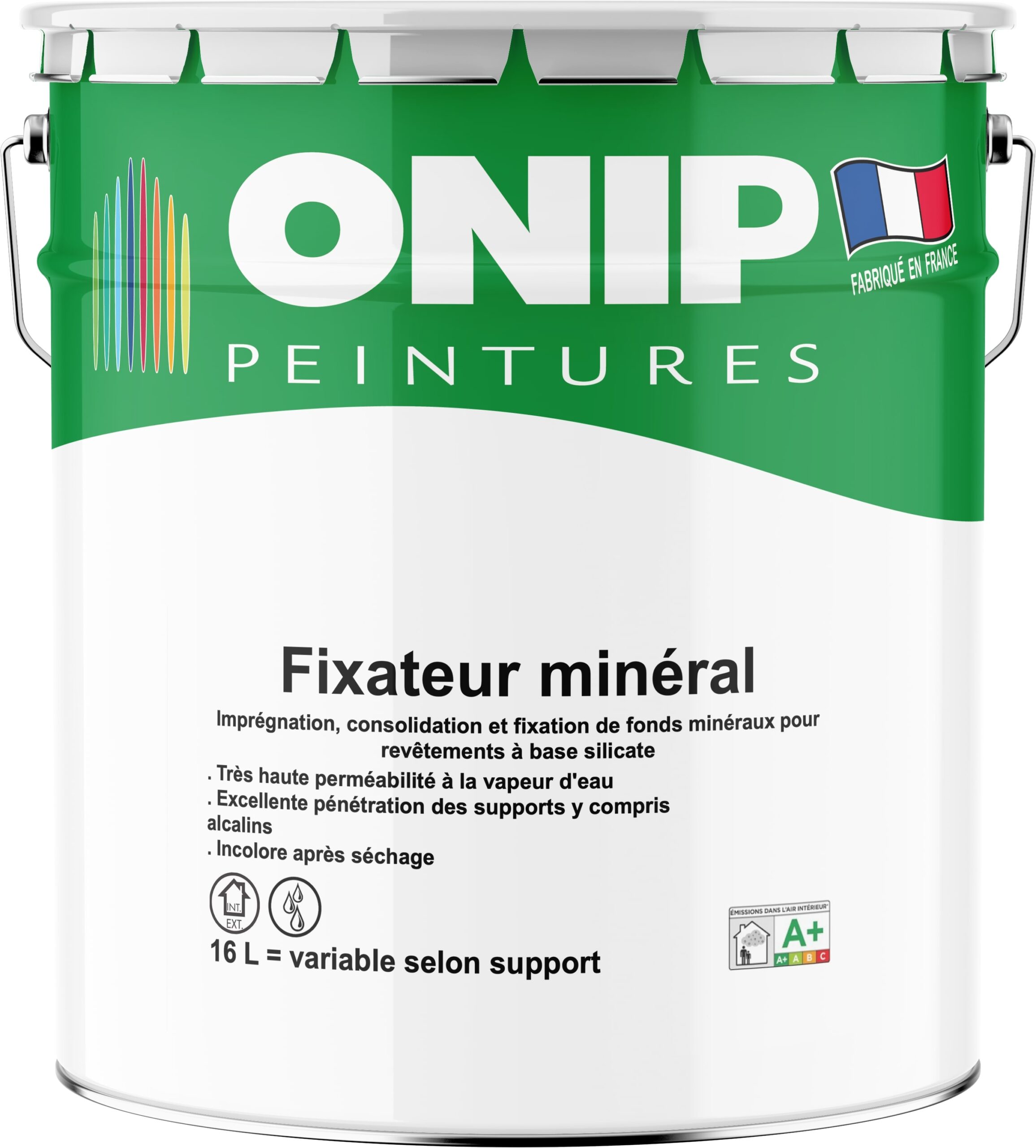 fixateur minéral peinture minérale