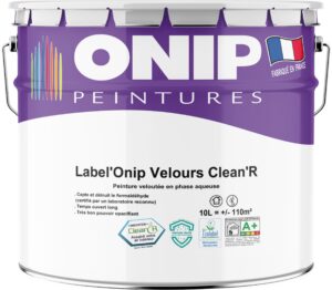 peinture de finition label onip velours clean r